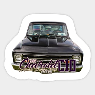 1967 Chevrolet C10 Stepside Pickup Truck Sticker